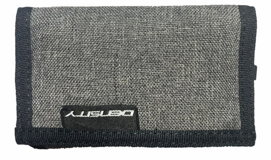 CARTERA LONA GRIS