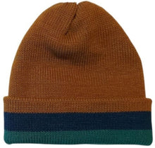 Cargar imagen en el visor de la galería, BEANIE AZUL/VERDE/LADRILLO, doble vista
