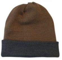 Cargar imagen en el visor de la galería, BEANIE CARBON/AZUL/CAFE, doble vista
