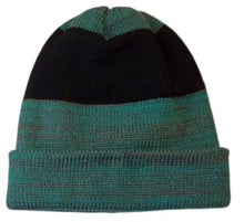 Cargar imagen en el visor de la galería, BEANIE NEGRO/VERDE/GRIS, doble vista
