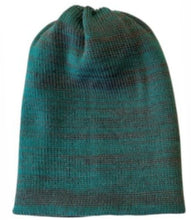 Cargar imagen en el visor de la galería, BEANIE NEGRO/VERDE/GRIS, doble vista
