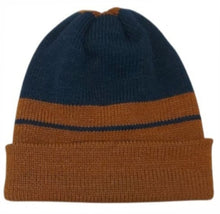 Cargar imagen en el visor de la galería, BEANIE AZUL/ LADRILLO, doble vista
