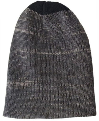 BEANIE GRIS/NEGRO, doble vista