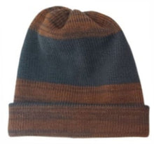 Cargar imagen en el visor de la galería, BEANIE GRIS/CAFE, doble vista
