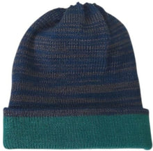 Cargar imagen en el visor de la galería, BEANIE VERDE/AZUL/MARRÓN, doble vista

