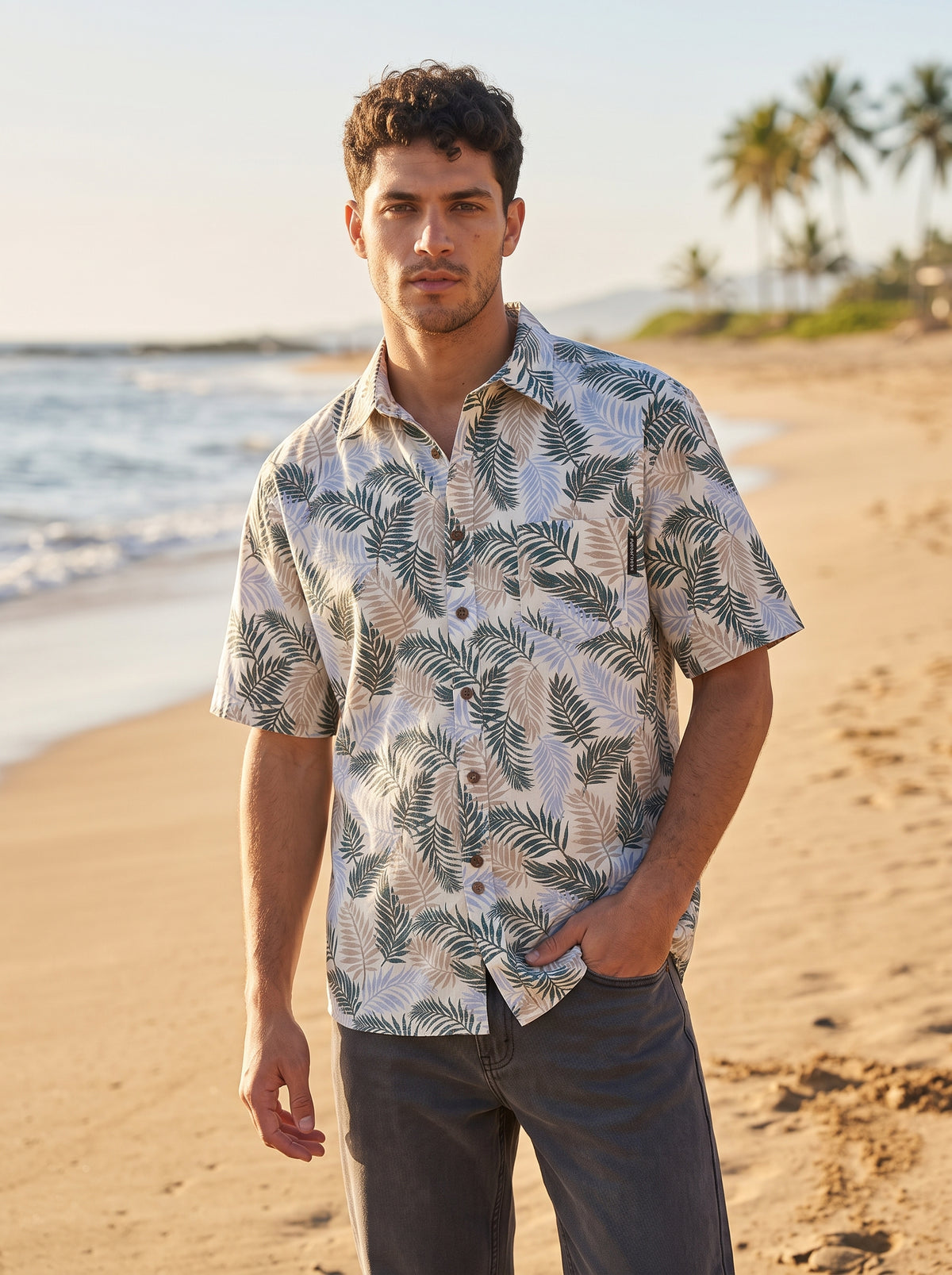 CAMISA HAWAIANA CORONADO