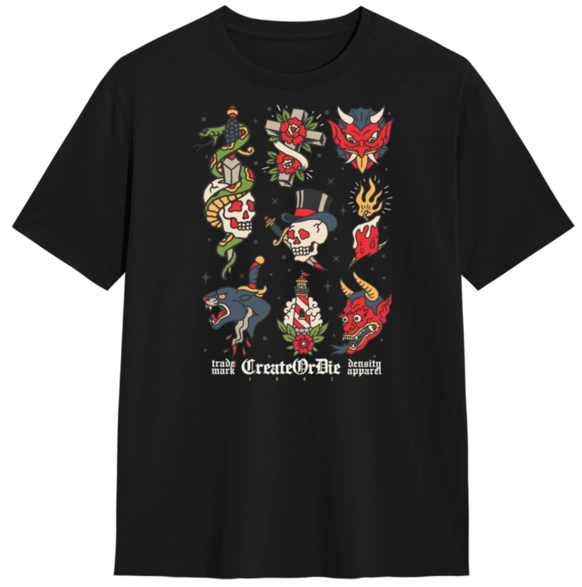 PLAYERA BÁSICA  vintage tattos