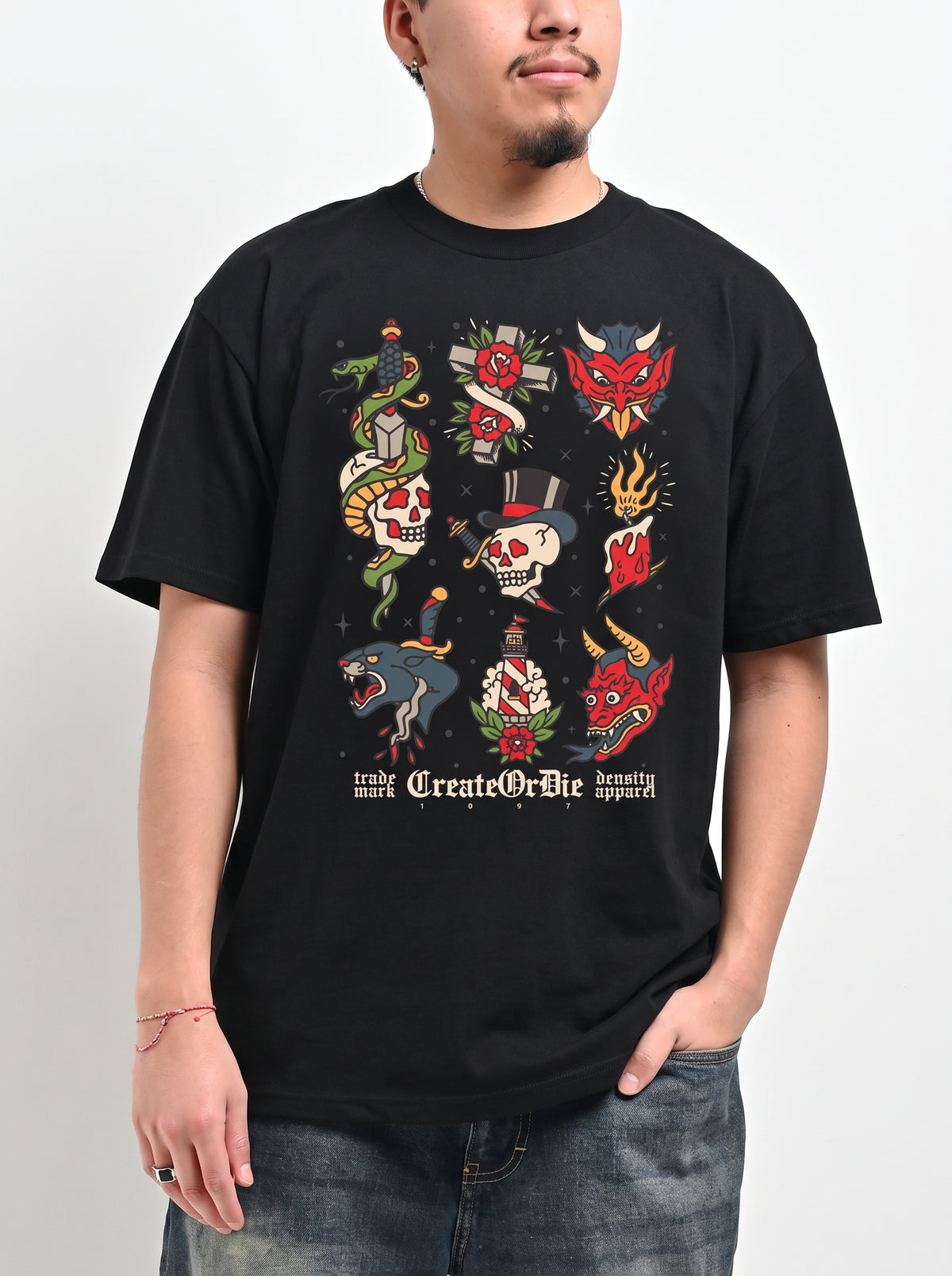 PLAYERA BÁSICA  vintage tattos