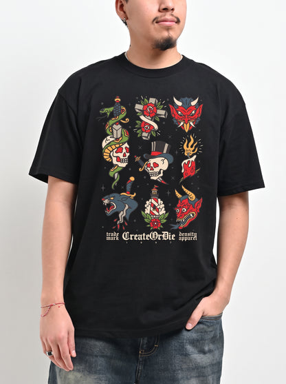PLAYERA BÁSICA  vintage tattos